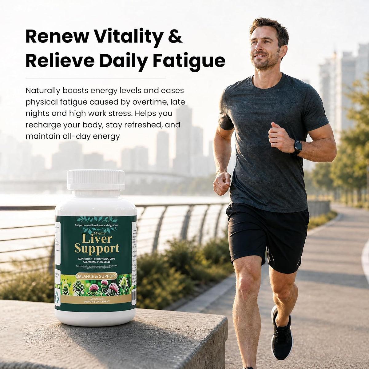 ‌Liver Protector – Liver Support Supplement with Milk Thistle, NAC & Turmeric | Helps with Digestive Comfort, Gluten-Free & Vegan Capsules (60 Count)‌