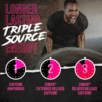 ALPHA LION Superhuman Extreme High Stim Pre Workout Powder, Beta Alanine, L-Taurine & 356mg Tri-Source Caffeine for Sustained Energy, Nitric Oxide & Citrulline for Pump (21 Servings, Slaughtermelon)