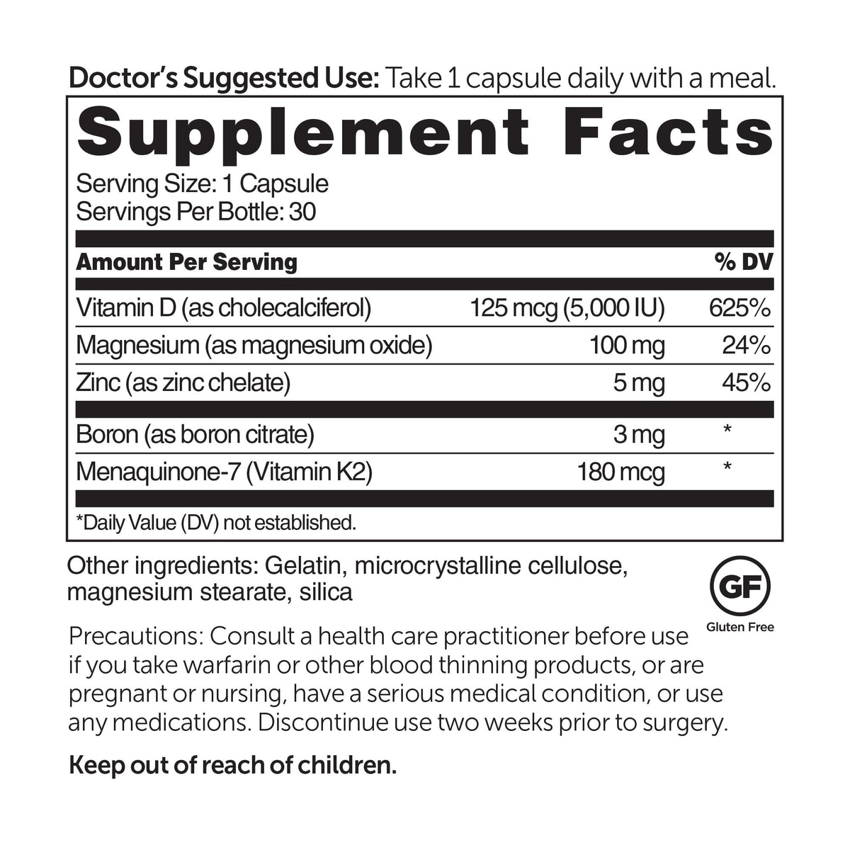 Dr. Whitaker's BeyonD3 - Vitamin D3 Supplement w/Vitamin K2 & Magnesium | Immune Health