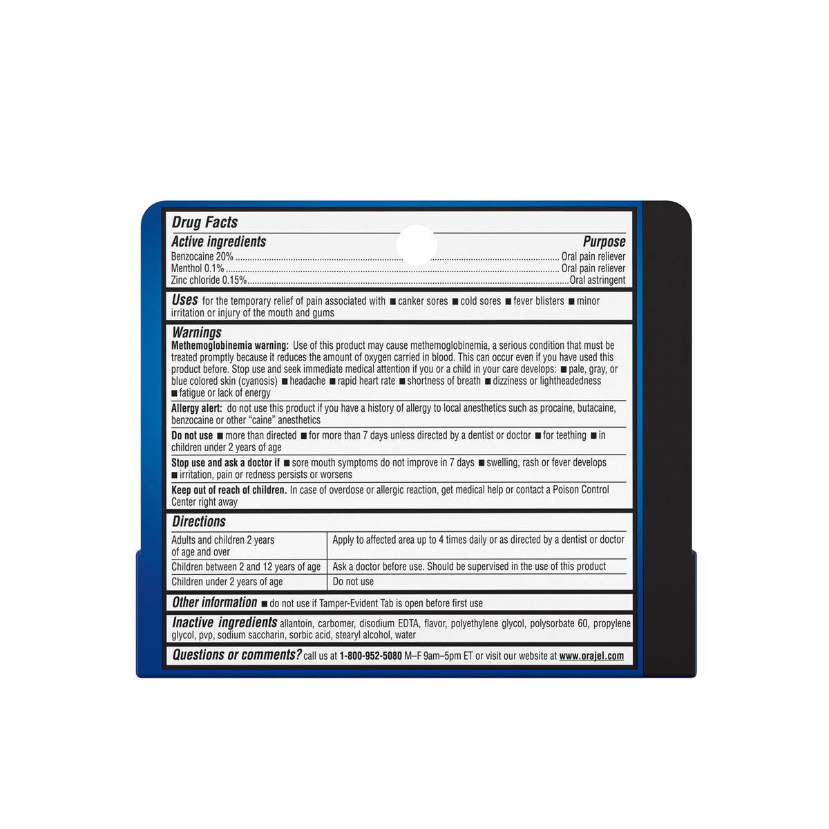 Orajel 3X for Mouth Sores: Maximum Strength Gel Tube 0.42oz- from #1 Oral Pain Relief Brand Orajel buy supplements Au