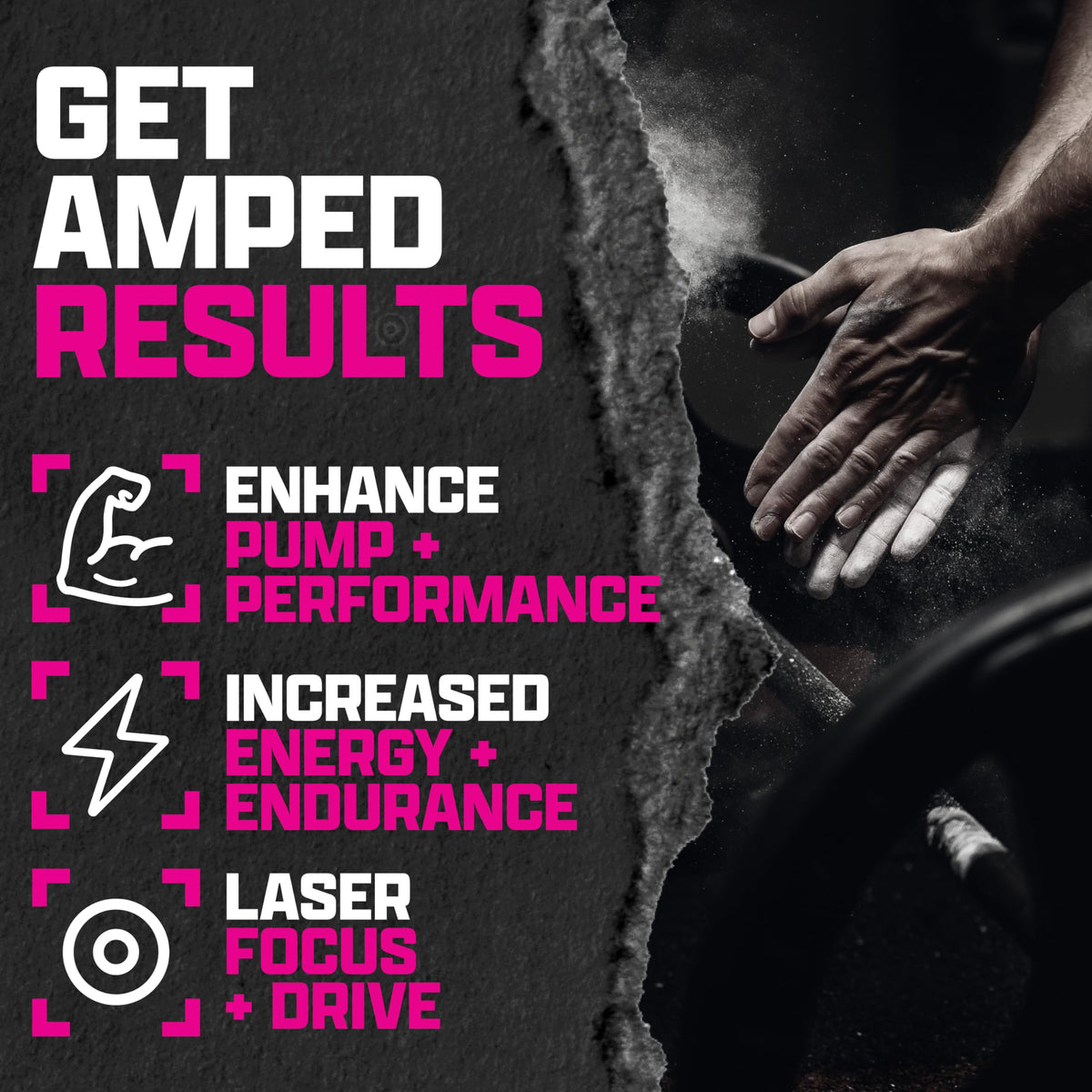 OUTLIFT Amped Max Dosed HIGH STIM Pre Workout Powder 6G Citrulline, 3.2G Beta Alanine, Alpha GPC, CognatiQ, Extreme Energy, Massive Pumps, Electrolytes (Strawberry Watermelon, 22 Servings)