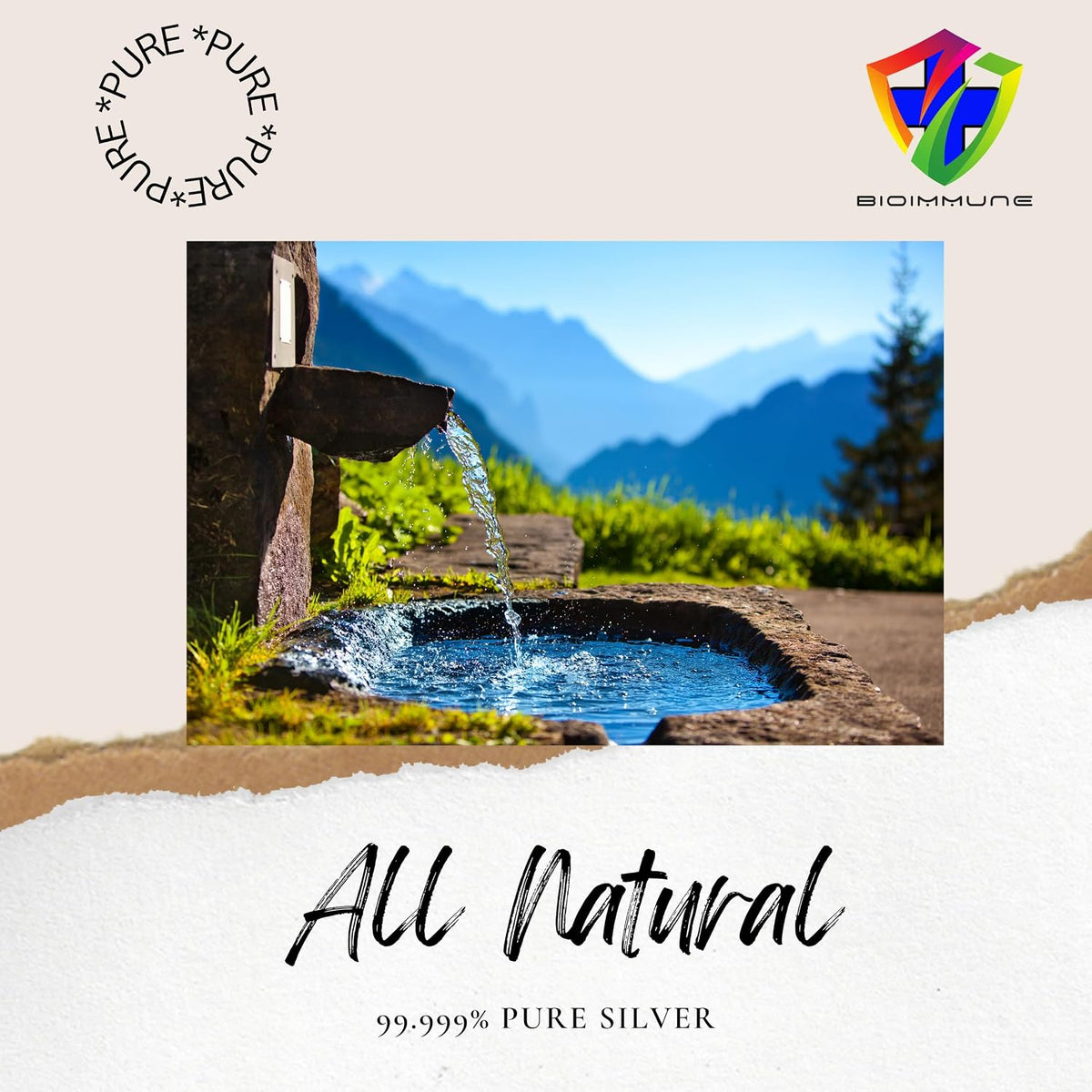BIOIMMUNE Colloidal Silver Hydrosol Immune Support. Highest Bio-Availability. Clean, Pure & Safe – 99.999% Pure Silver. 3rd Party Verified, Made in USA. Will Remove Unwanted Tiny Visitors