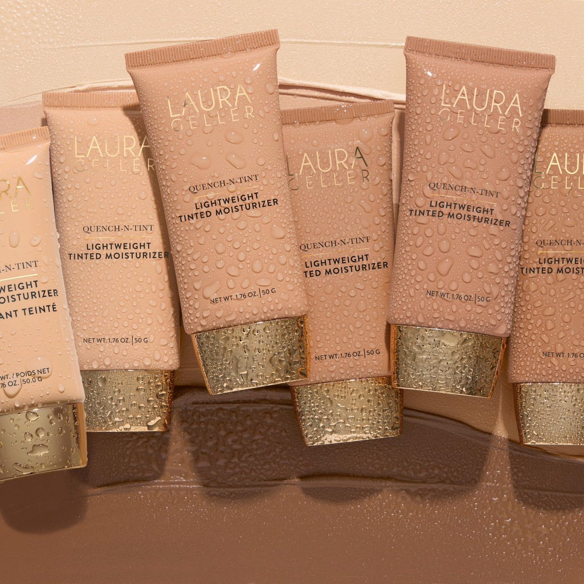 LAURA GELLER NEW YORK Quench-n-Tint Tinted Moisturizer - Sheer to Light Buildable Coverage - Natural Glow Finish - Lightweight Formula with Hyaluronic Acid, 04 Medium LAURA GELLER NEW YORKBuy Supplements Australia