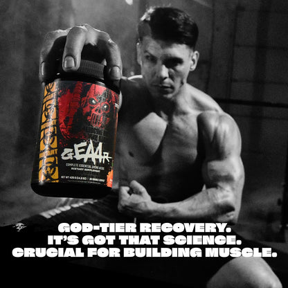 Mutant GEAAR, 10g EAAs + Arginine, Electrolytes, Fruit Punch, 14.8 oz