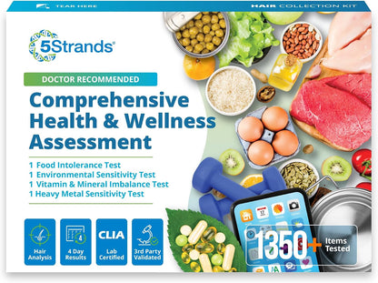 5Strands Comprehensive Health & Wellness Assessment, 1350 Items Tested