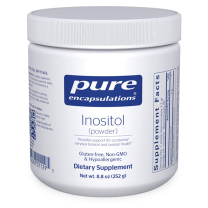 Pure Encapsulations Inositol (Powder) - Supplement to Support Energy, Nervous System & Ovarian Function* - with Myo-Inositol - 8.8 Ounces