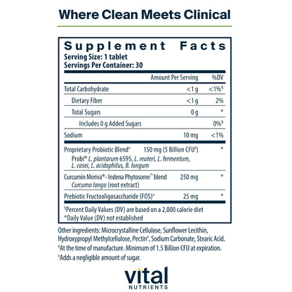 Hyperbiotics Vital Nutrients Pro Men Probiotics | Vegan Advanced Probiotics for Men | Clinically Studied for Prostate Health, Digestive Balance and Gut Health | Gluten, Dairy, Soy Free | 60 Tablets