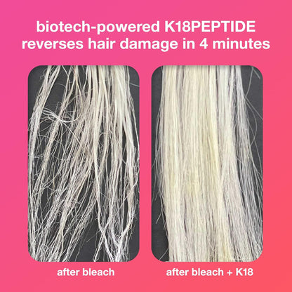 K18 Hair Repair Kit - Hair Mask (15ml) and Detox Shampoo (8.5 oz)