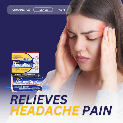 Dolo Neurobion 30 Tablets - Pain Reliever, Fever Reducer, Extra Strength, Fuerte, Alivia el Dolor, Reduce la Fiebre NeurobionBuy Supplements Australia