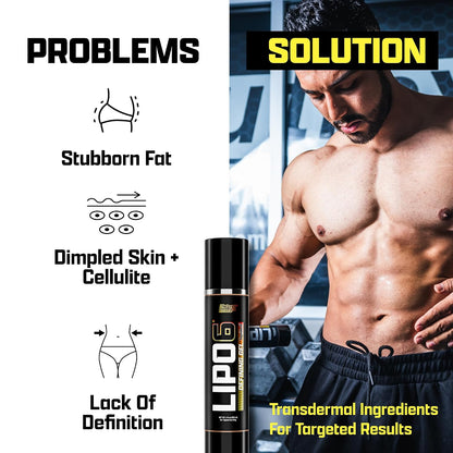 Nutrex Research Lipo-6 Defining Gel & L-Carnitine 3000 Orange Mango | Stimulant-Free Workout Support | Fast-Absorbing Topical Gel + Liquid L-Carnitine