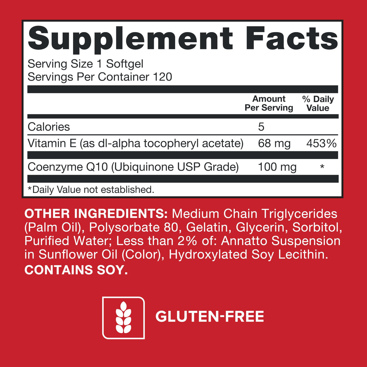 Qunol Ultra CoQ10 100mg, 3x Better Absorption, Patented Water and Fat Soluble Natural Supplement Form of Coenzyme Q10