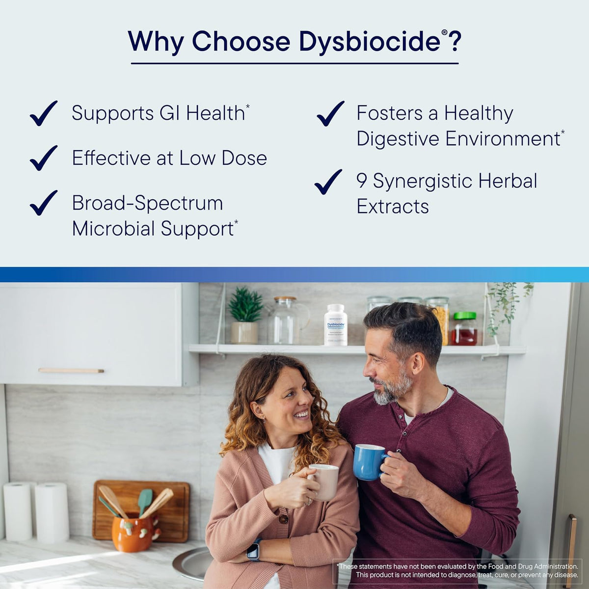 Biotics Research Dysbiocide Synergistic Botanical Blend Supports Normal Gut Health for Women & Men - Digestive Health Supplement - Supports Balanced Gut microbiome - 120 Capsules