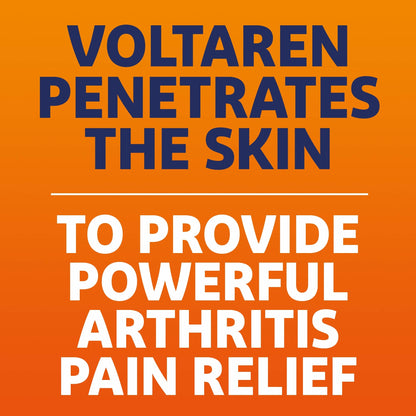 Voltaren Arthritis Pain Relief Gel, Diclofenac Sodium, 1% (NSAID), Clinically Proven Powerful Pain Reliever with Easy Open Flip Top Cap, No Prescription Needed, 5.3oz VoltarenBuy Supplements Australia