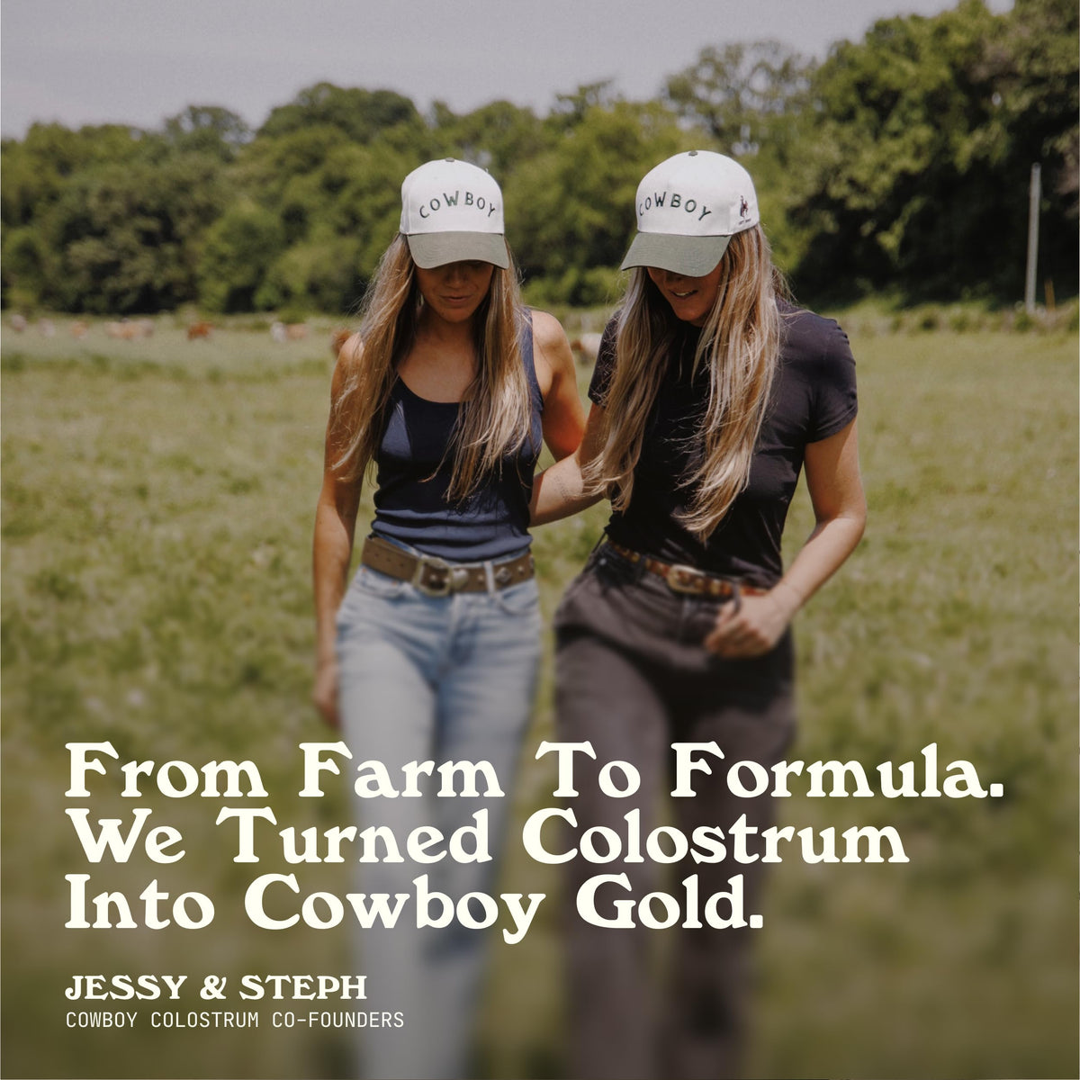 Cowboy - The Exclusive 1st Milking, Whole, Grass Fed Colostrum Supplement for Full Body Health - Sugar Free Bovine Colostrum Powder Packed with Bioactive(Vanilla & Chocolate) Nutrients COWBOY COLOSTRUM buy supplements Au