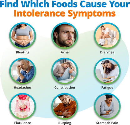5Strands Food Intolerance & Environmental Sensitivity Test, at Home Hair Analysis for Adults & Kids, Pinpoint Digestive Stressors & External Exposures, Results in 4 Days