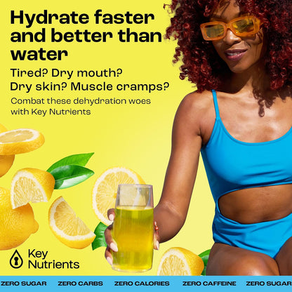 KEY NUTRIENTS Hydration Bundle – Multivitamin Electrolyte Powder Lemonade (90 Servings) & Electrolyte Tablets (200 Tablets) – No Sugar, No Calories – Sodium & Energy Support –, Made USA