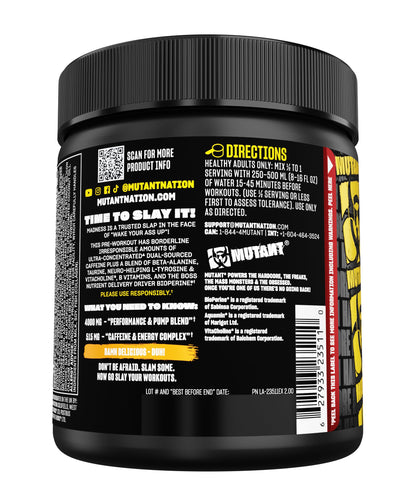MUTANT Madness, Ultra-Concentrated Pre-Workout, Fruit Punch, 9.52 oz