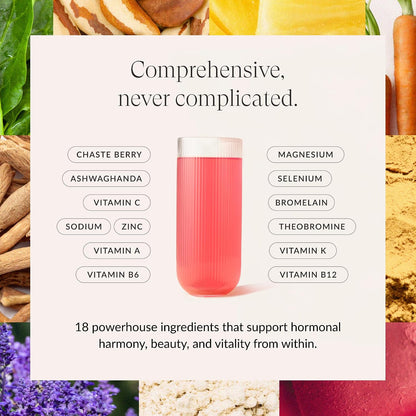 BEAM Glow & Creatine Bundle, Hormone Balance, Energy & Muscle Support for Women, Hair, Skin, Nails, Hydration, Vegan, No Sugar, Third Party Tested