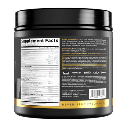 Kaged Pre Workout Elite Powder | Strawberry Lemonade | Pre-Workout with Creatine, Beta Alanine, L-Citrulline, Natural Caffeine | 20 Servings