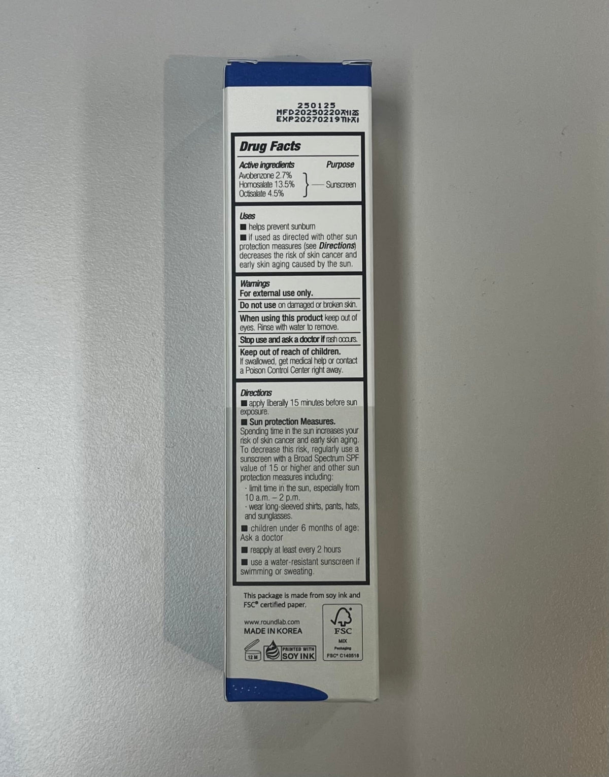 ROUND LAB Birch Juice Moisturizing UV LOCK SPF 45, 1.69 Fl Oz, Hydrating Lotion-like Lightweight Glow Sunscreen for Sensitive Skin