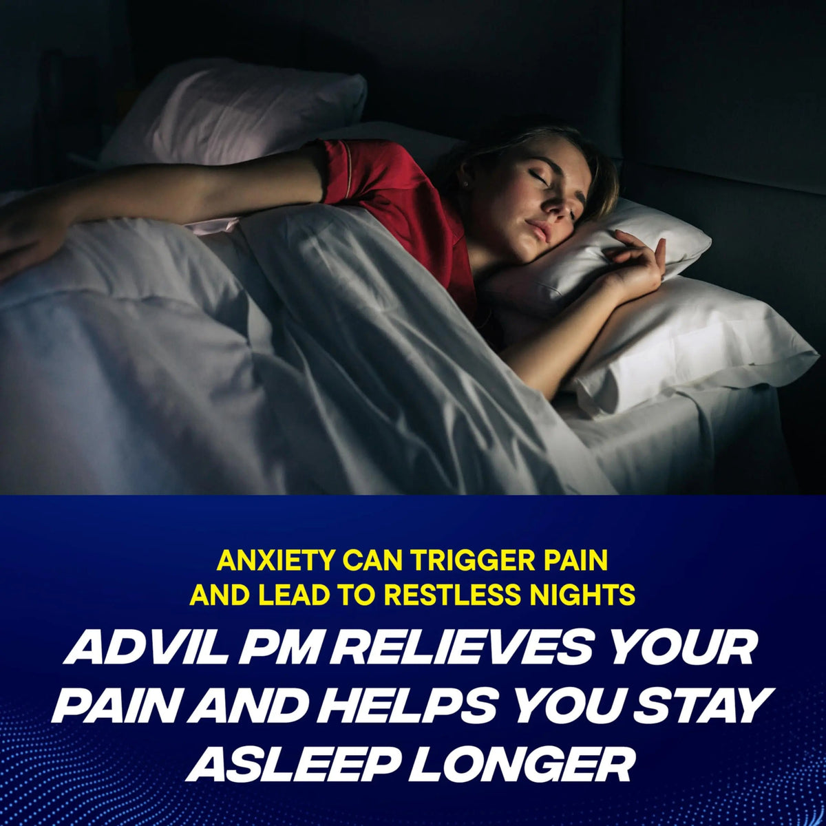 Advil PM Pain Reliever and Nighttime Sleep Aid, Pain Medicine with Ibuprofen for Pain Relief and Diphenhydramine Citrate for a Sleep Aid - 80 Coated Caplets AdvilBuy Supplements Australia