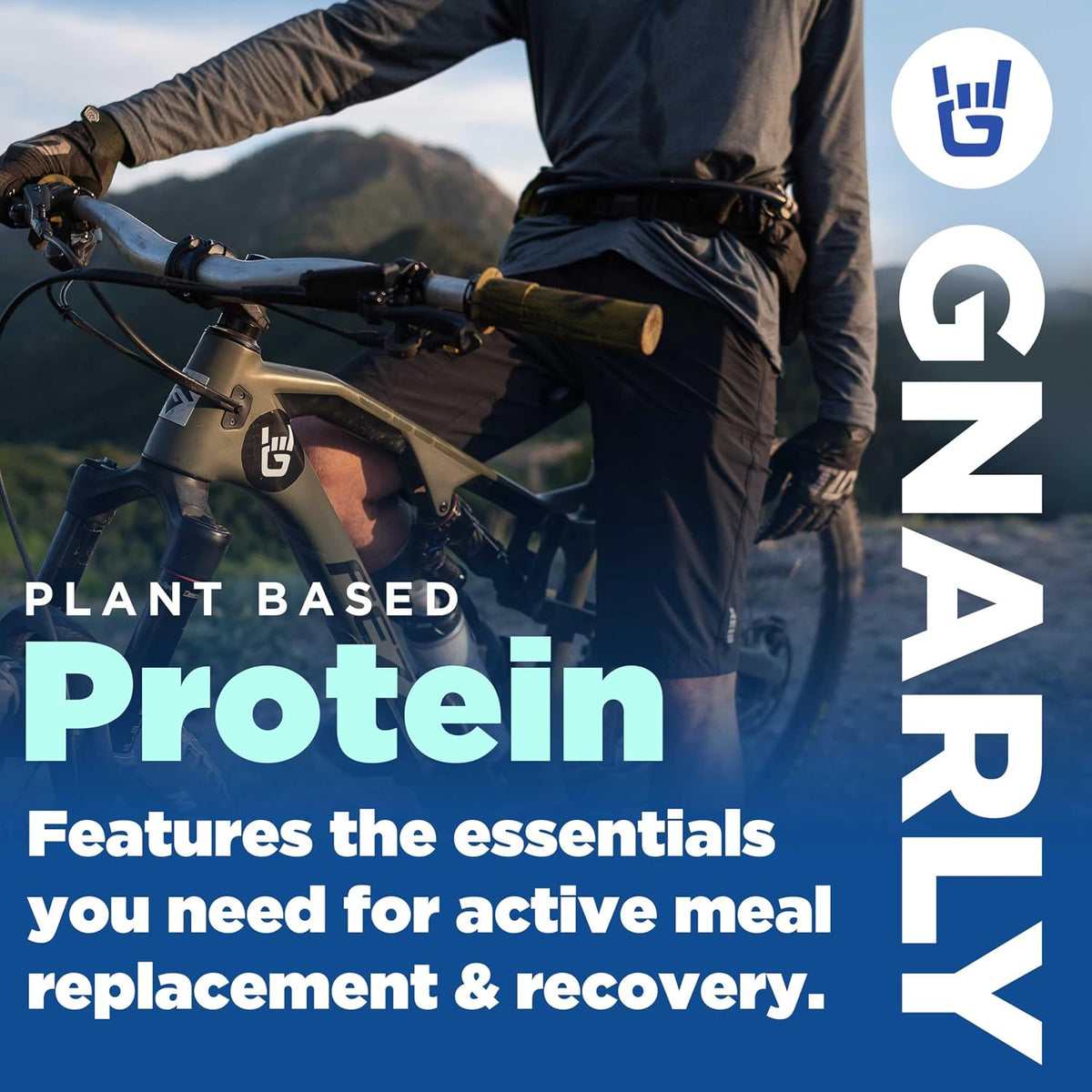 Gnarly Vegan Plant Protein, Meal Replacement - Chocolate (28.2oz) and Gnarly Preworkout Strawberry Lemonade (14.82oz)