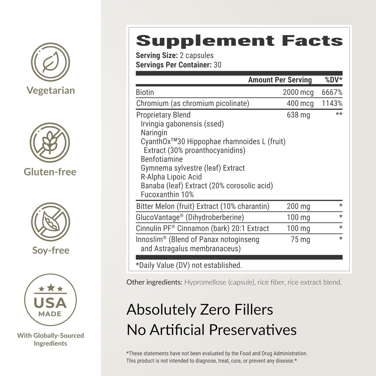 BIOptimizers Berberine Breakthrough Supplement - Metabolic Support –Healthy Metabolism - 60 Capsules – Vegetarian, Gluten-Free, Soy-Free