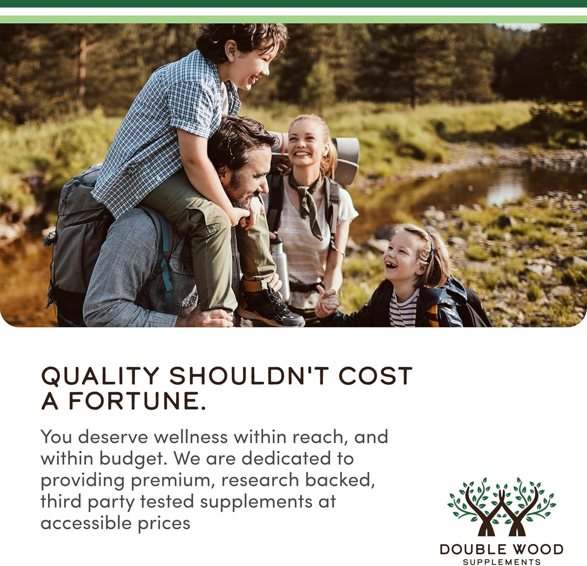 Colostrum Supplement 120 Capsules, 1,000mg per Serving (Bovine Colostrum Powder from First Milking Only, Std. to Contain 15% IgG Immunoglobulins) No Fillers, Third Party Tested by Double Wood