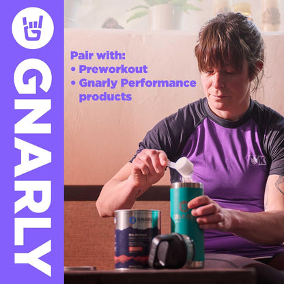 Gnarly Nutrition Creatine Powder – Vegan Creatine Supplement – NSF Sport Certified, Optimized Recovery – Sports Nutrition – 5g Creatine Monohydrate – Unflavored, 15.87 oz