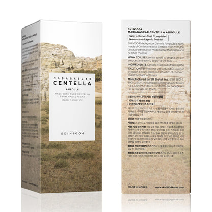 SKIN1004 Madagascar Centella Ampoule, Korean Face Serum with Centella Asiatica for Hydrating & Moisturizing Care