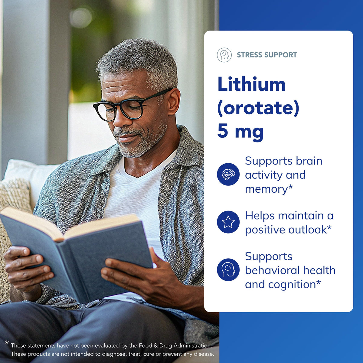 Pure Encapsulations Lithium Orotate 5 mg - Brain Support Supplement - with N-Acetyl-L-Cysteine (NAC) for Memory & Brain Behavior*